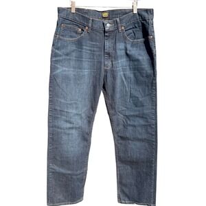Lee Premium Select Regular Fit Mens Jeans Dark Wash Denim 36x29 Straight Leg